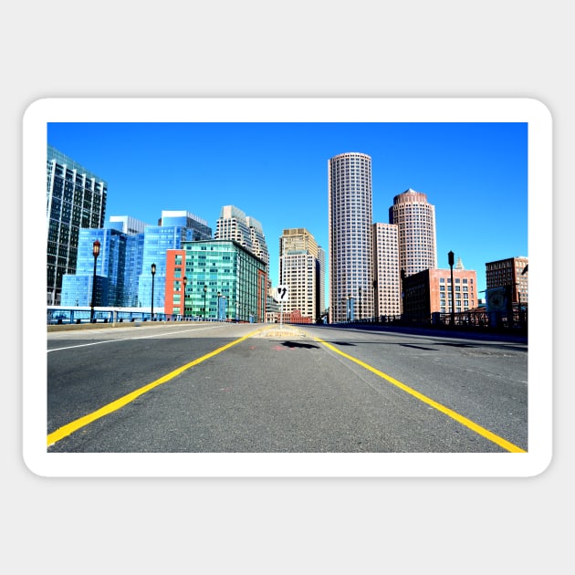 Boston Sticker by goldstreet